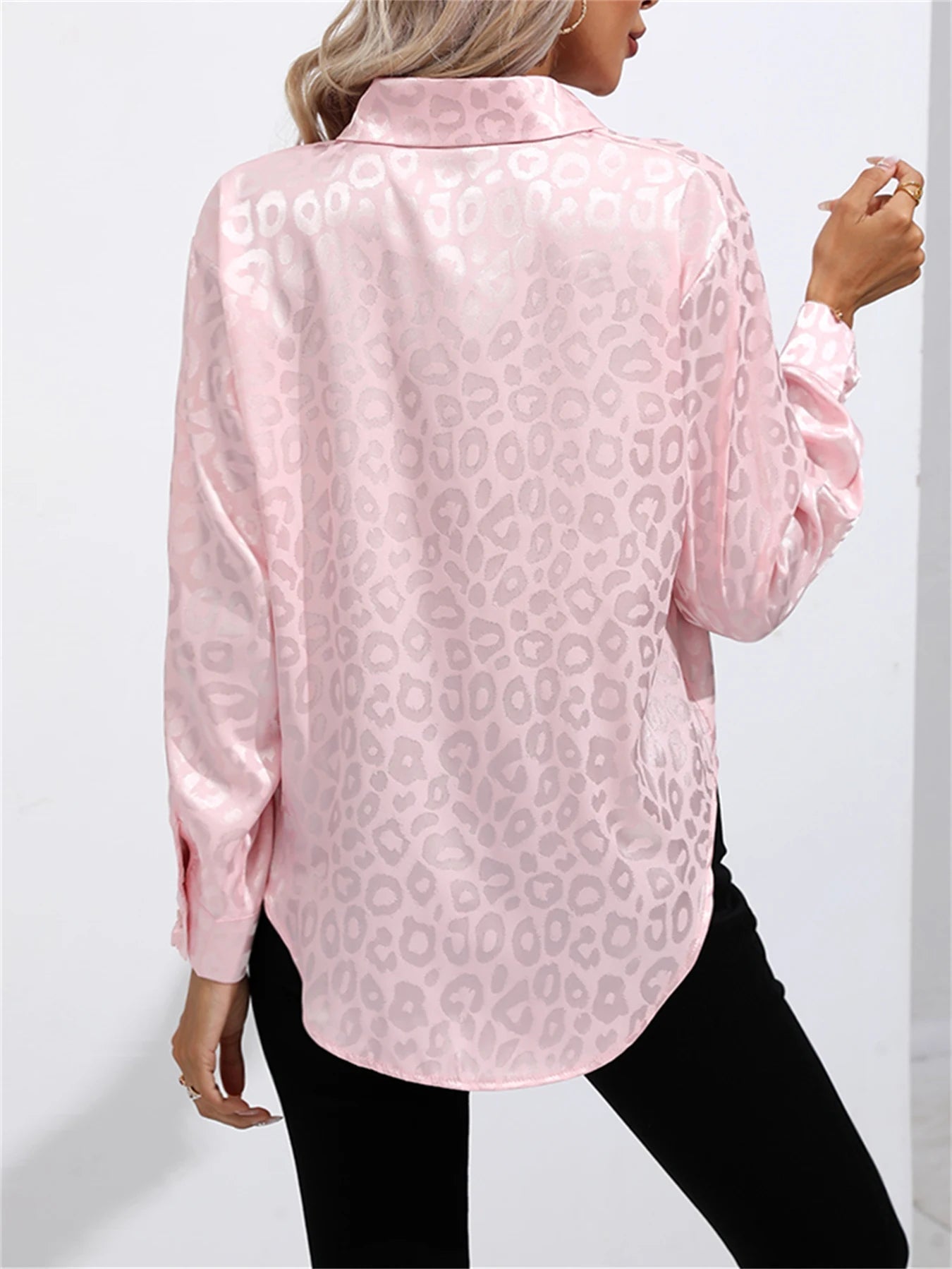 VALMERA CAMICIA LEOPARDATA SATIN