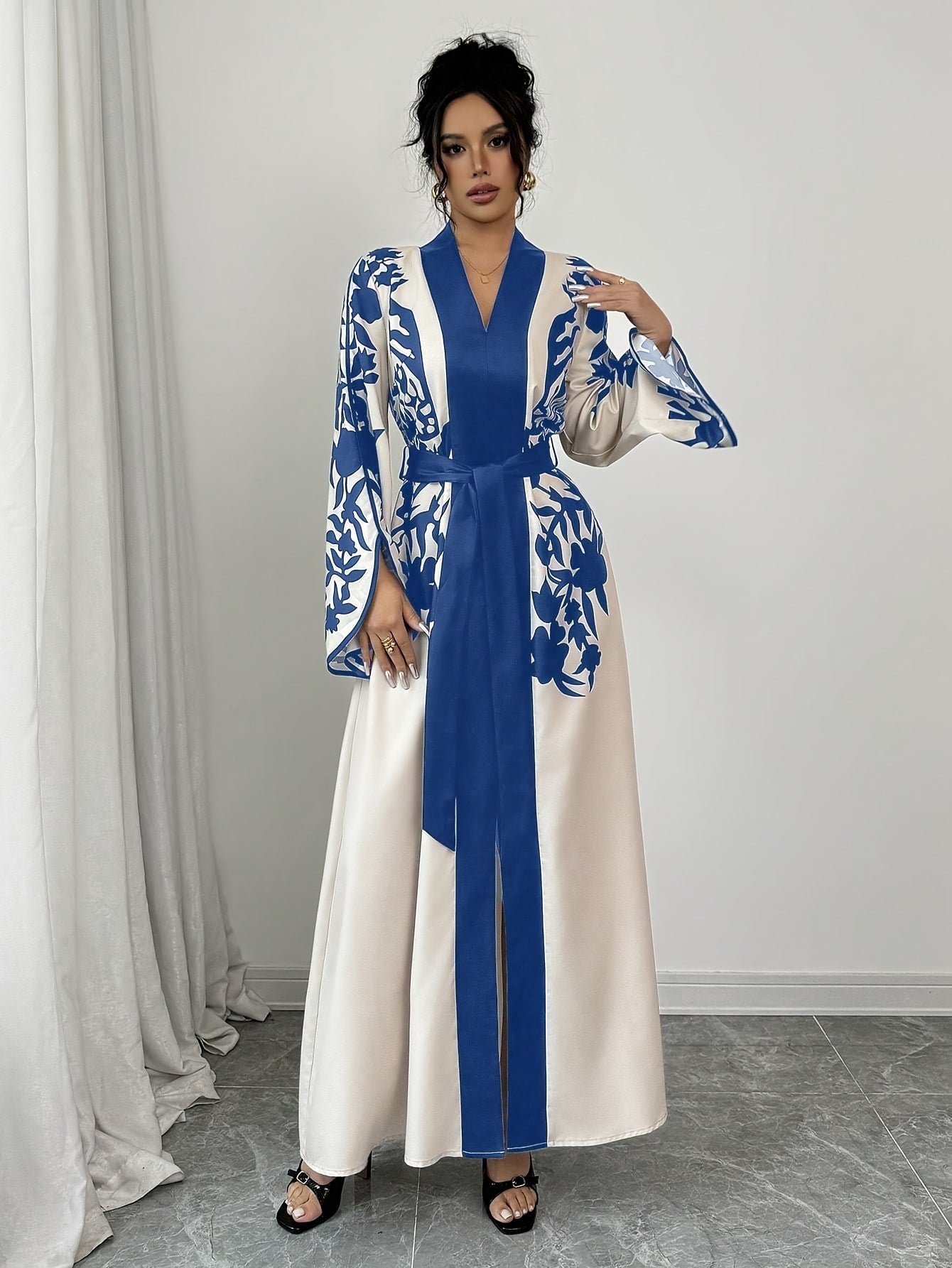 FLOREALE ELEGANTE MAXI ABITO