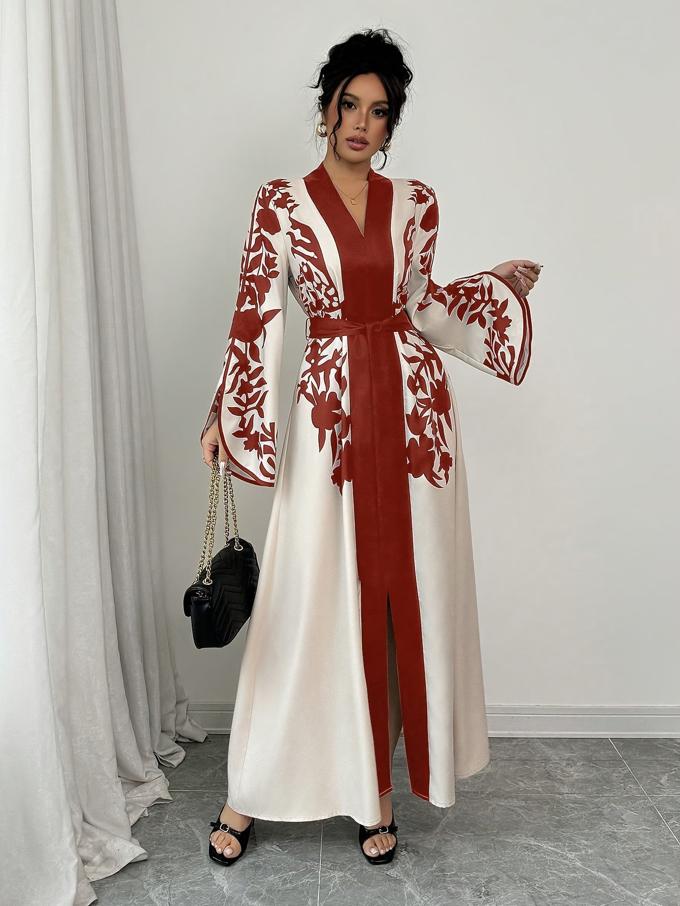 FLOREALE ELEGANTE MAXI ABITO